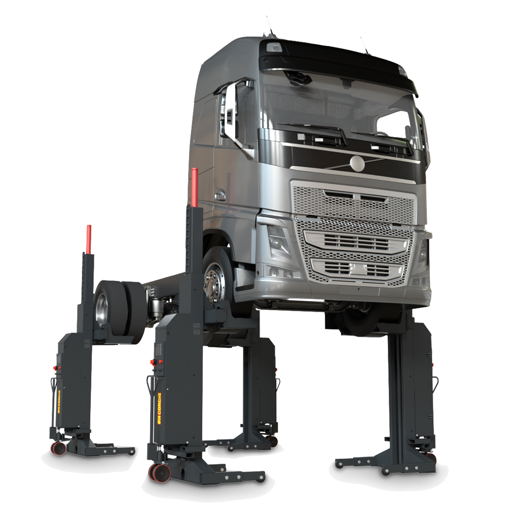 Colonnes de levage pour poids lourds